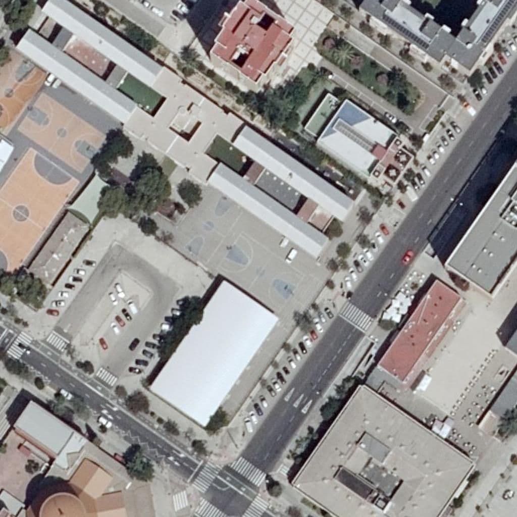 Aerial view of the grounds of C.P.F.P.E. Formacciona