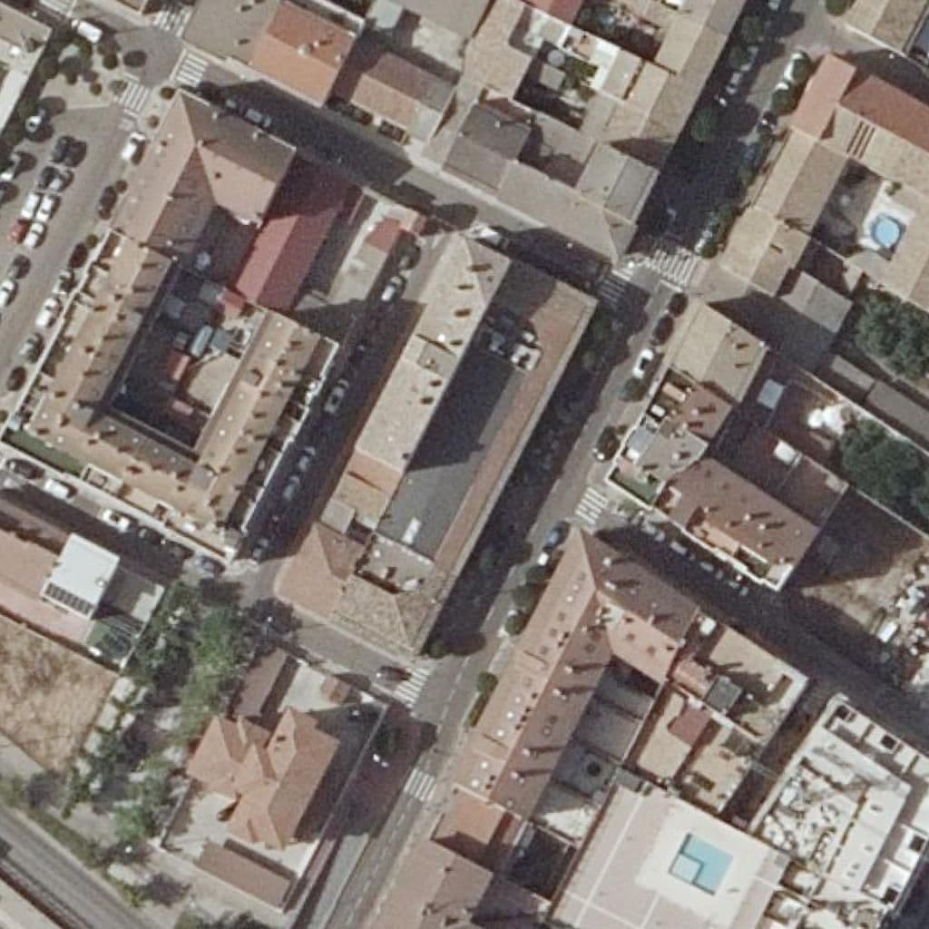 Aerial view of the grounds of E.O.I. de Utebo