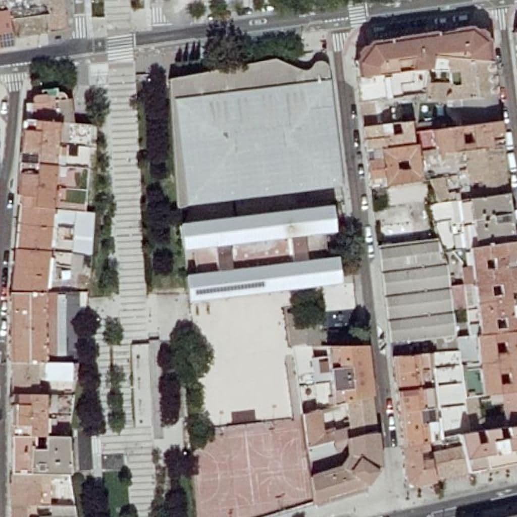 Aerial view of the grounds of C.P. Ramiro Soláns