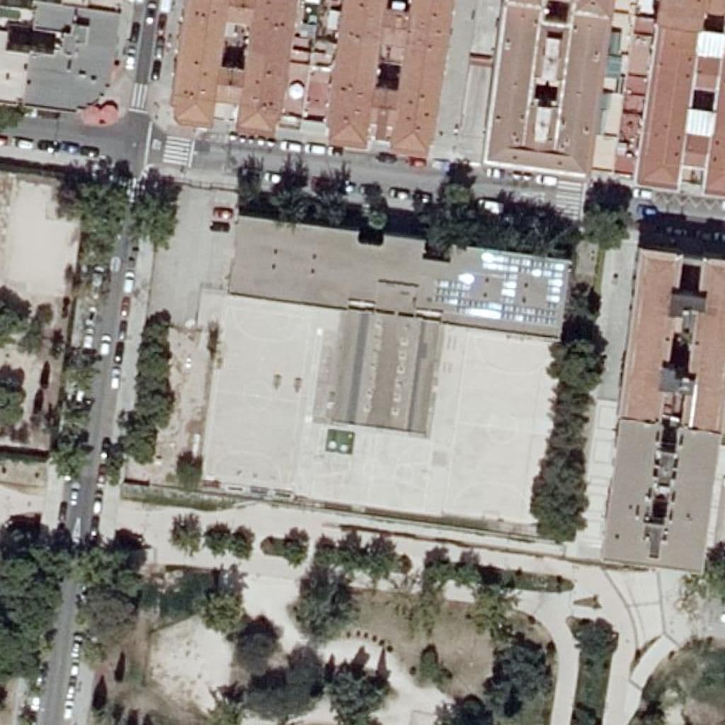 Aerial view of the grounds of C.P. Torre Ramona