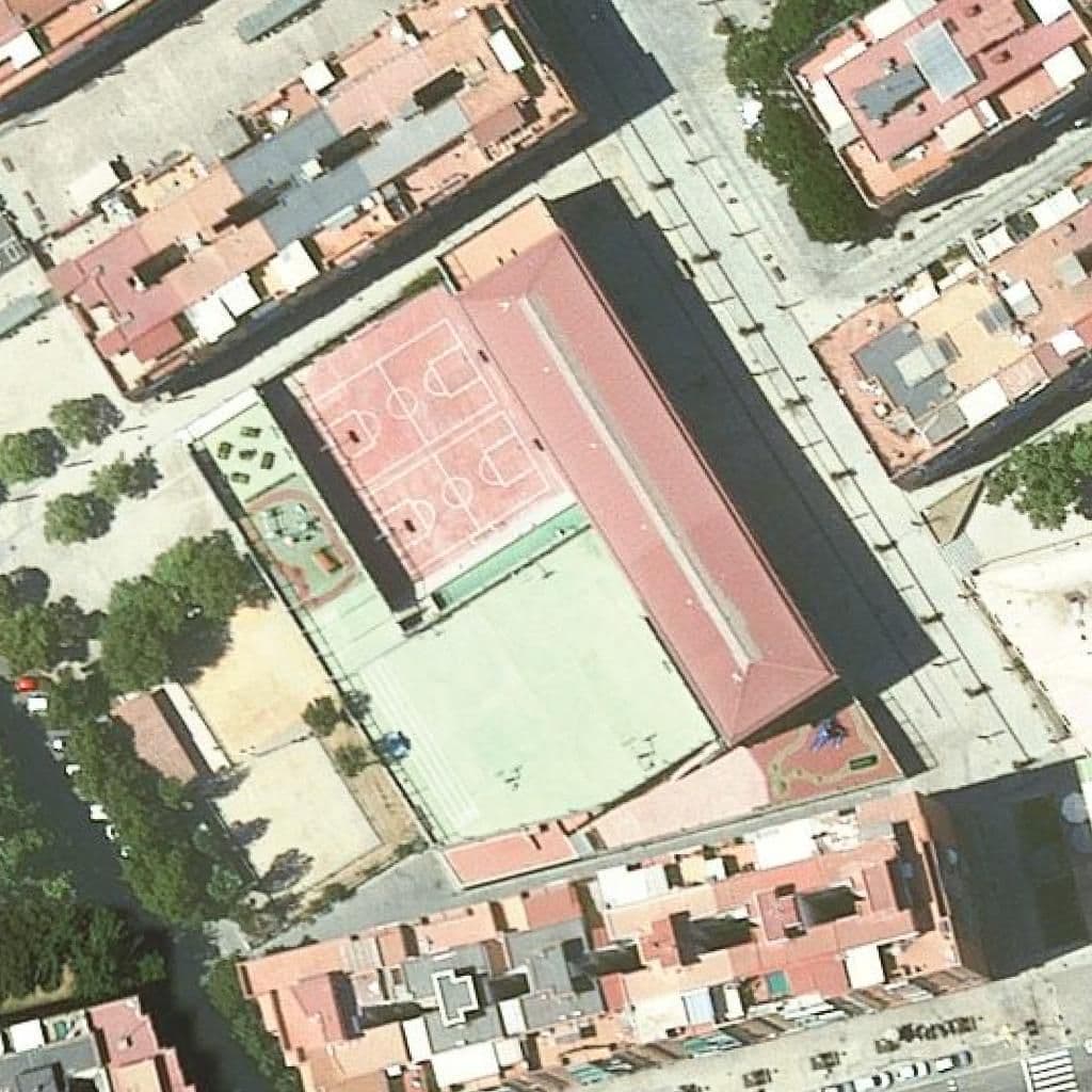 Aerial view of the grounds of Arrels-Esperança