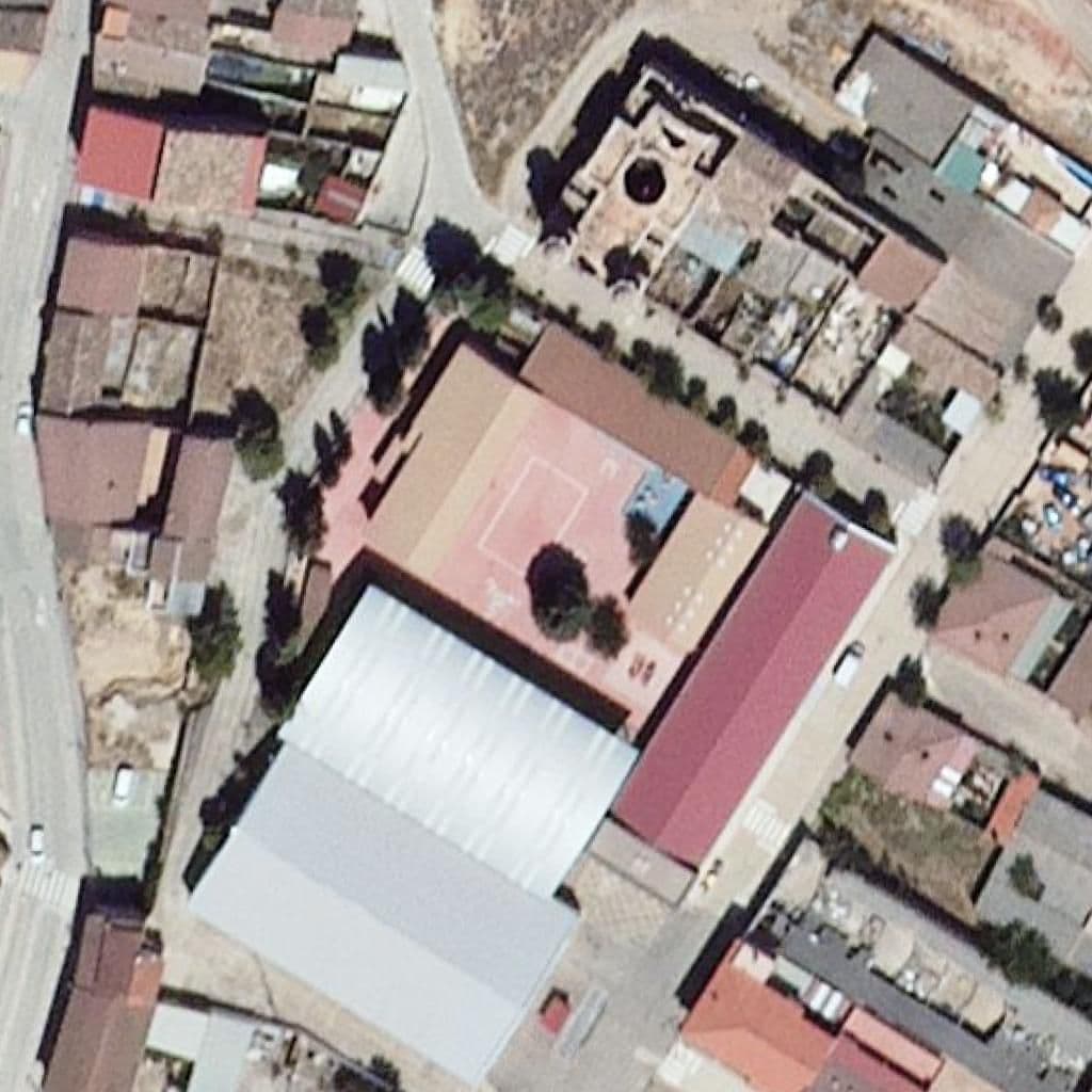 Вид сверху на территорию школы «C.P. San Javier»