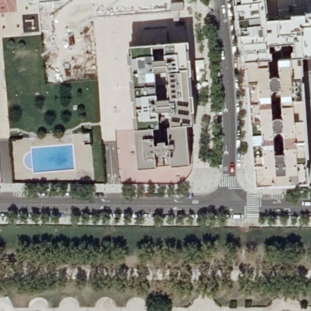 Aerial view of the grounds of C.E.I. Mi Cole