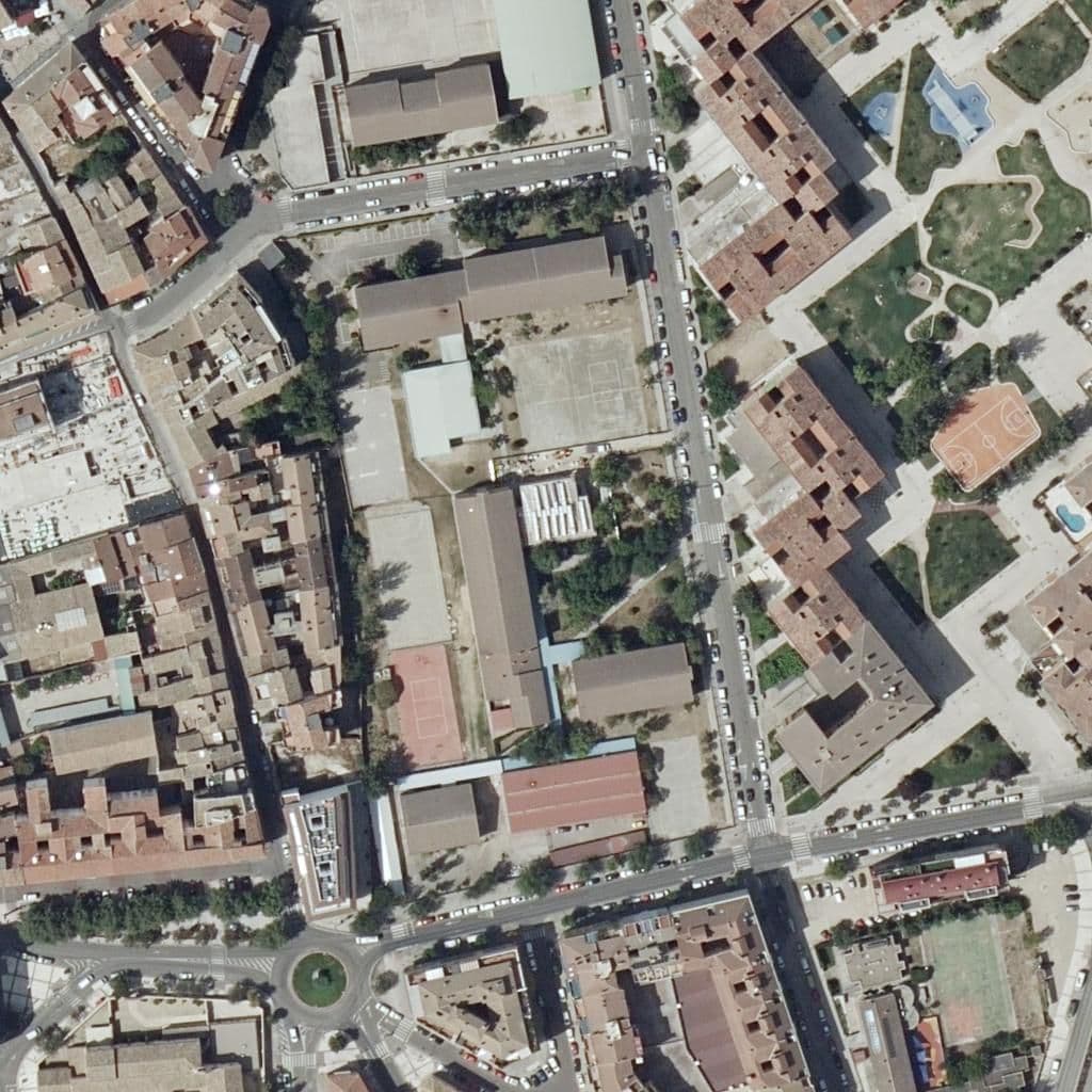 Aerial view of the grounds of C.E.I. Parchís