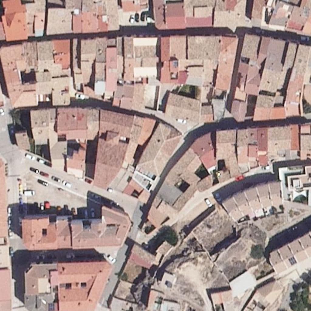 Aerial view of the grounds of E.E.I. de Calanda