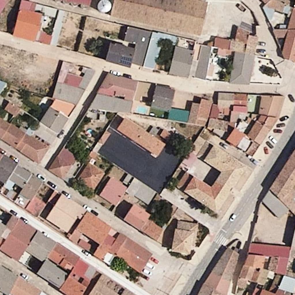 Aerial view of the grounds of C.P. San Blas