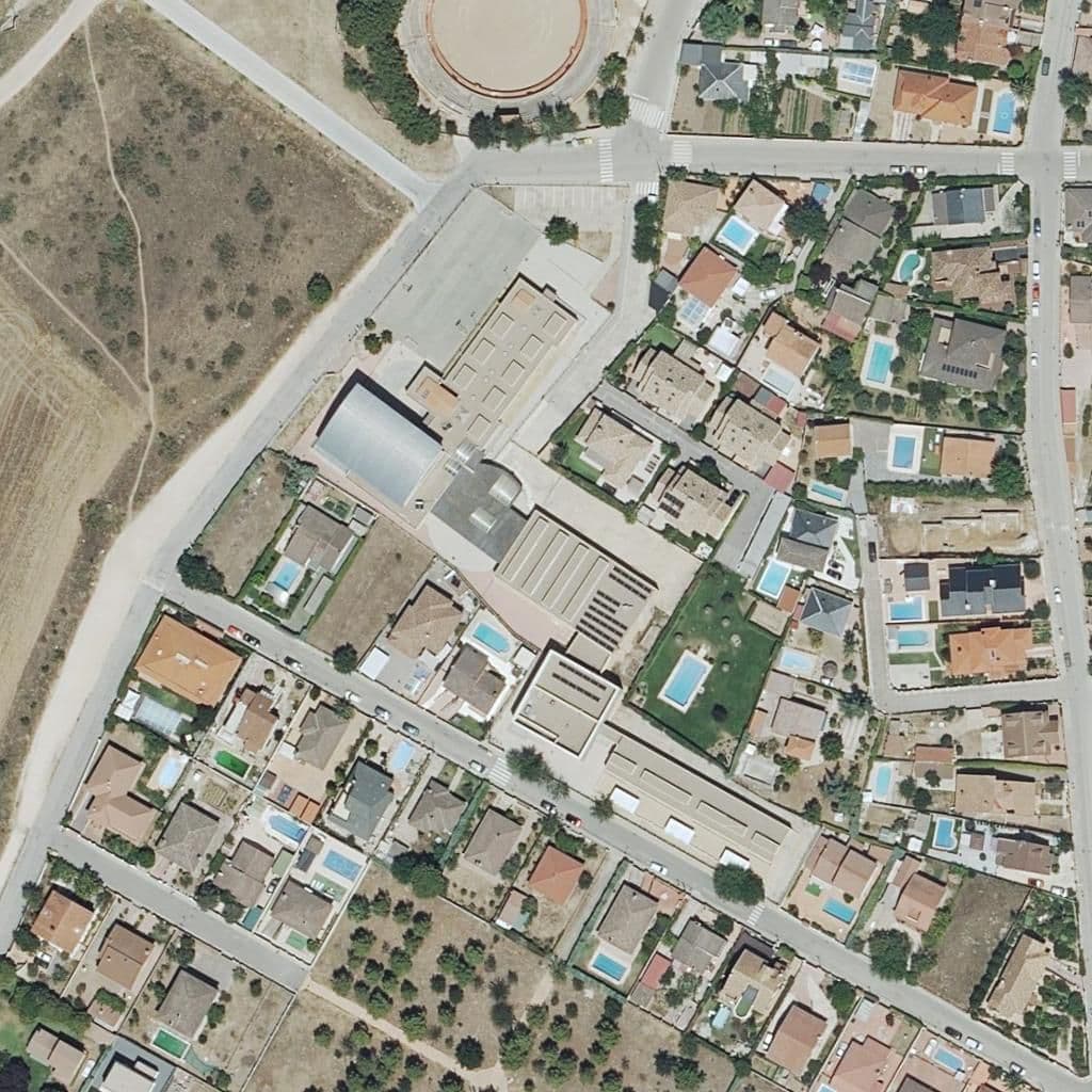 Aerial view of the grounds of JESUS ARAMBURU