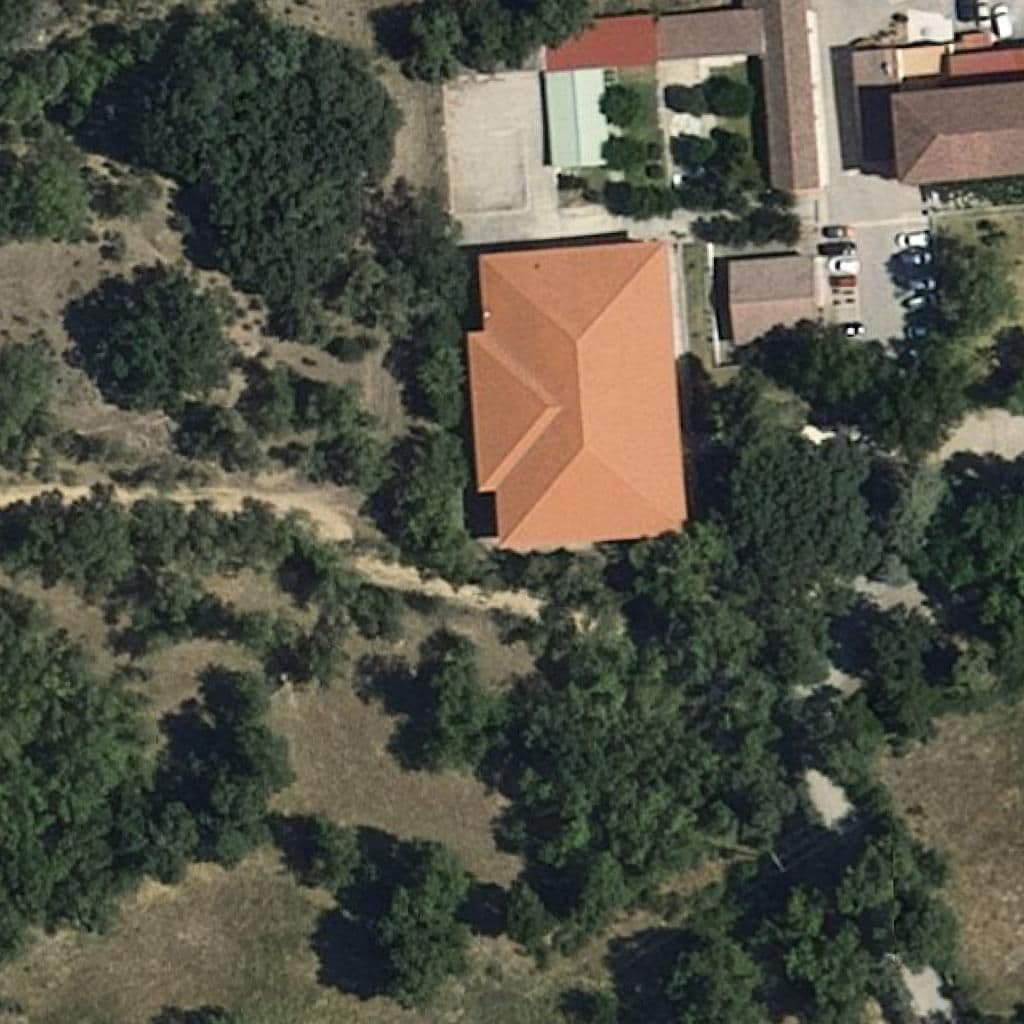 Aerial view of the grounds of SEMINARIO ARZOBISPAL LA INMACULADA Y SAN DAMASO