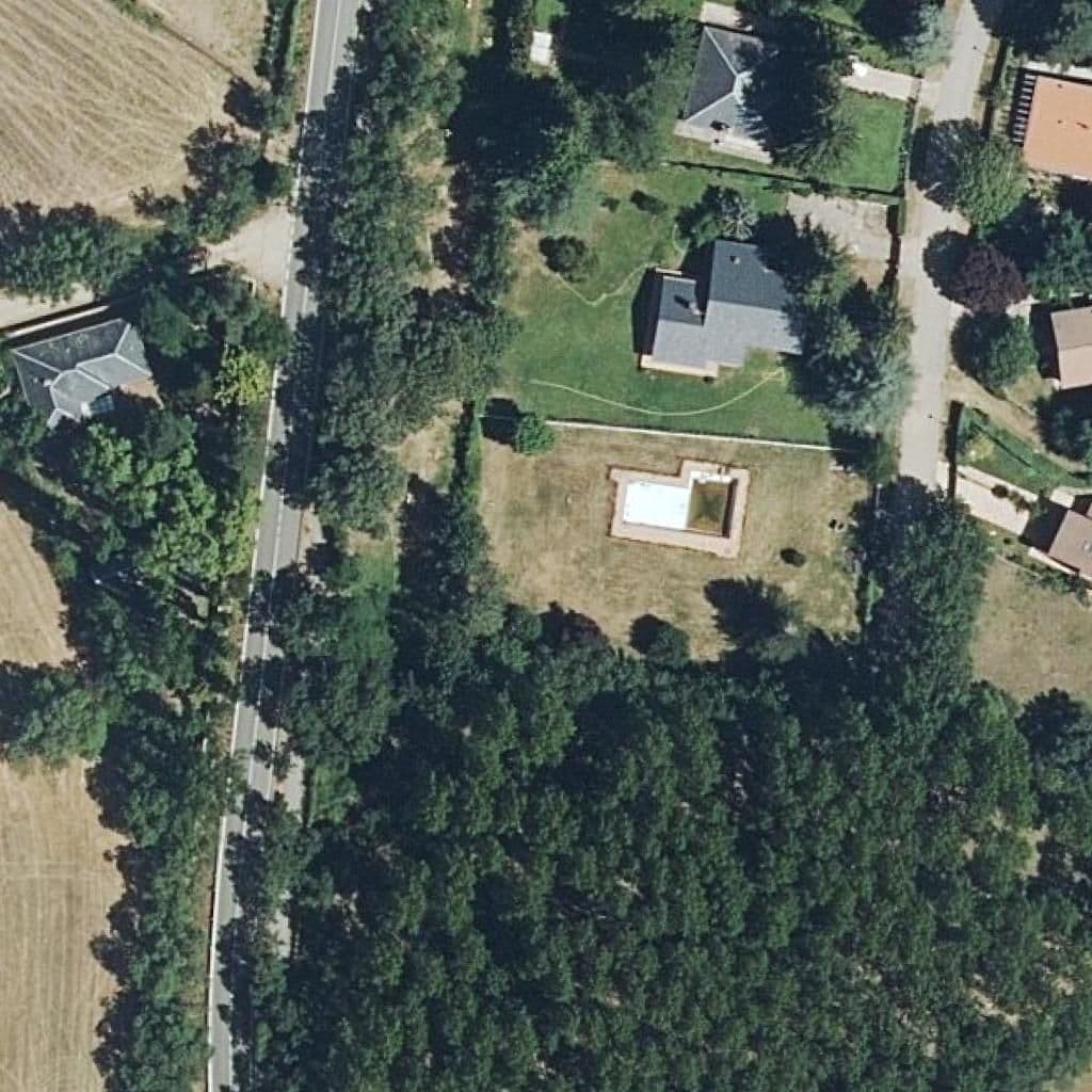 Aerial view of the grounds of RASCAFRIA