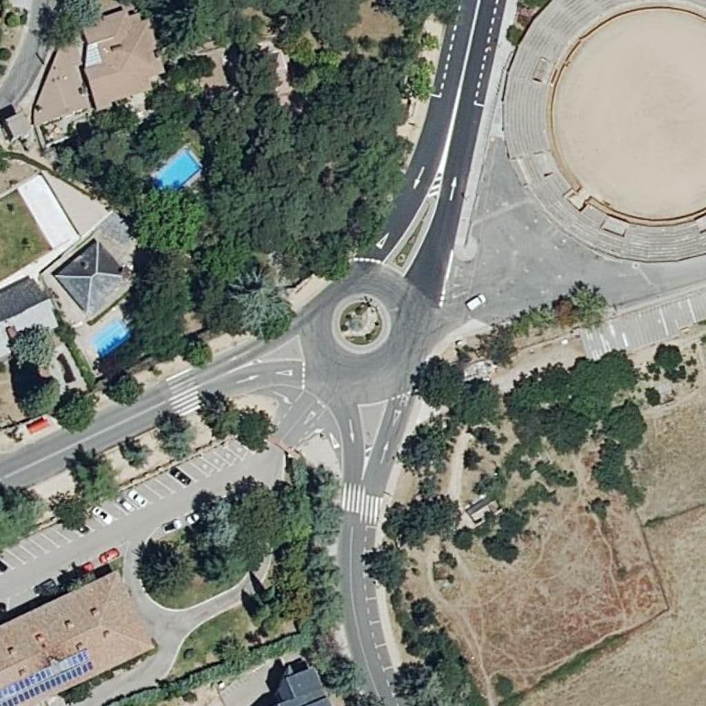 Aerial view of the grounds of NAVACERRADA
