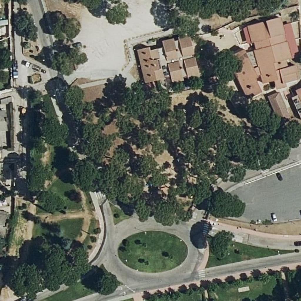 Aerial view of the grounds of LOS CASCABELES
