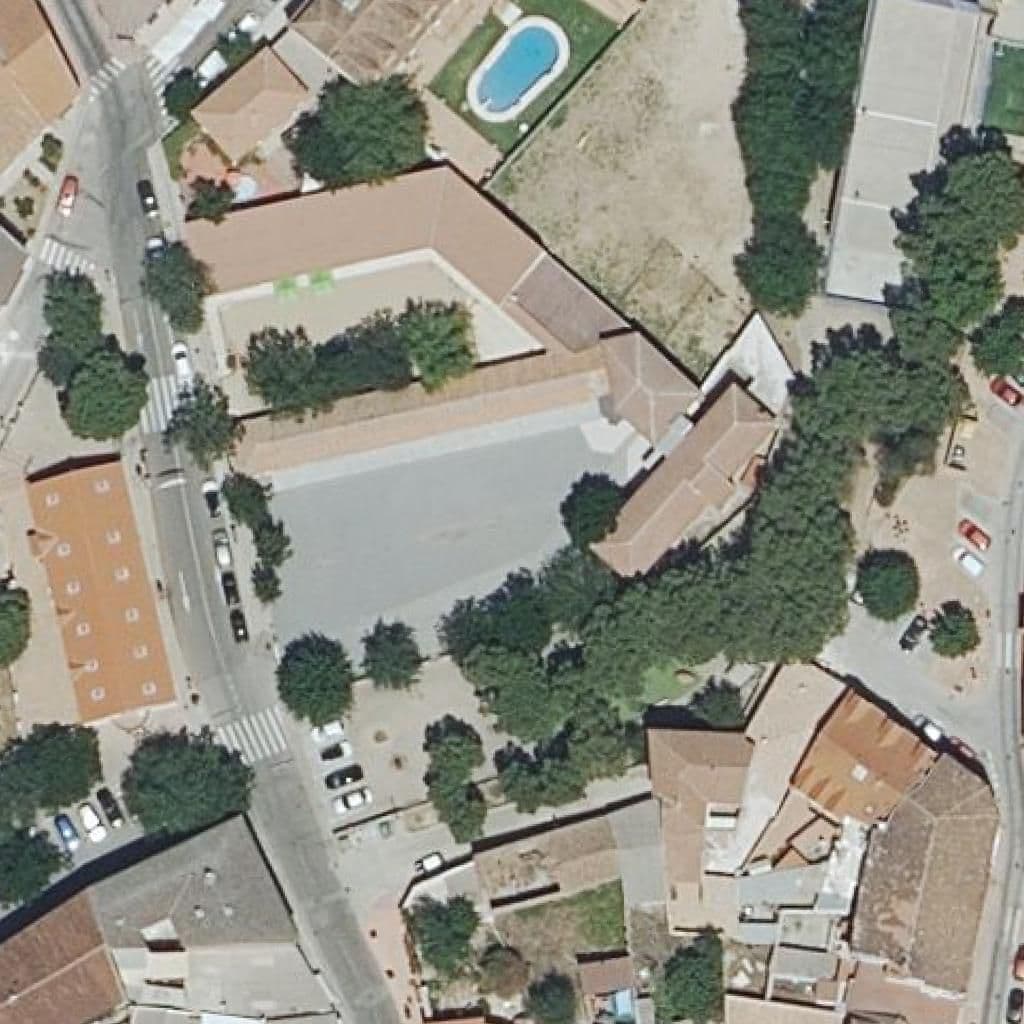 Вид сверху на территорию школы «VALDETORRES DE JARAMA»