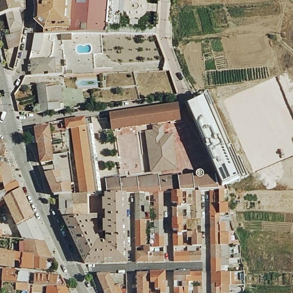 Aerial view of the grounds of VALDILECHA
