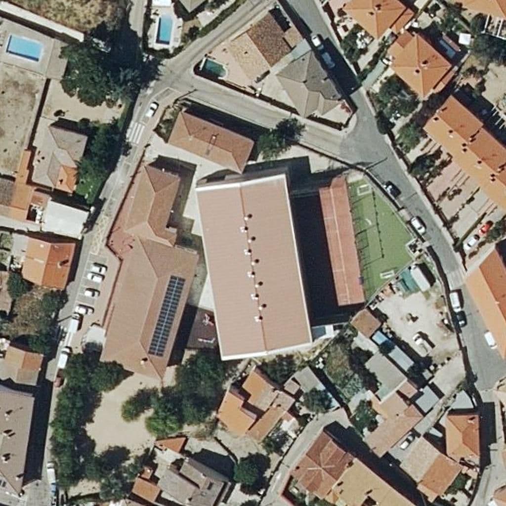 Aerial view of the grounds of SAN MIGUEL