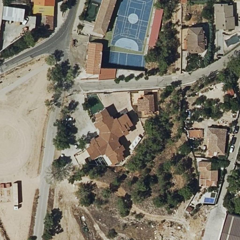 Aerial view of the grounds of VALDELAGUNA