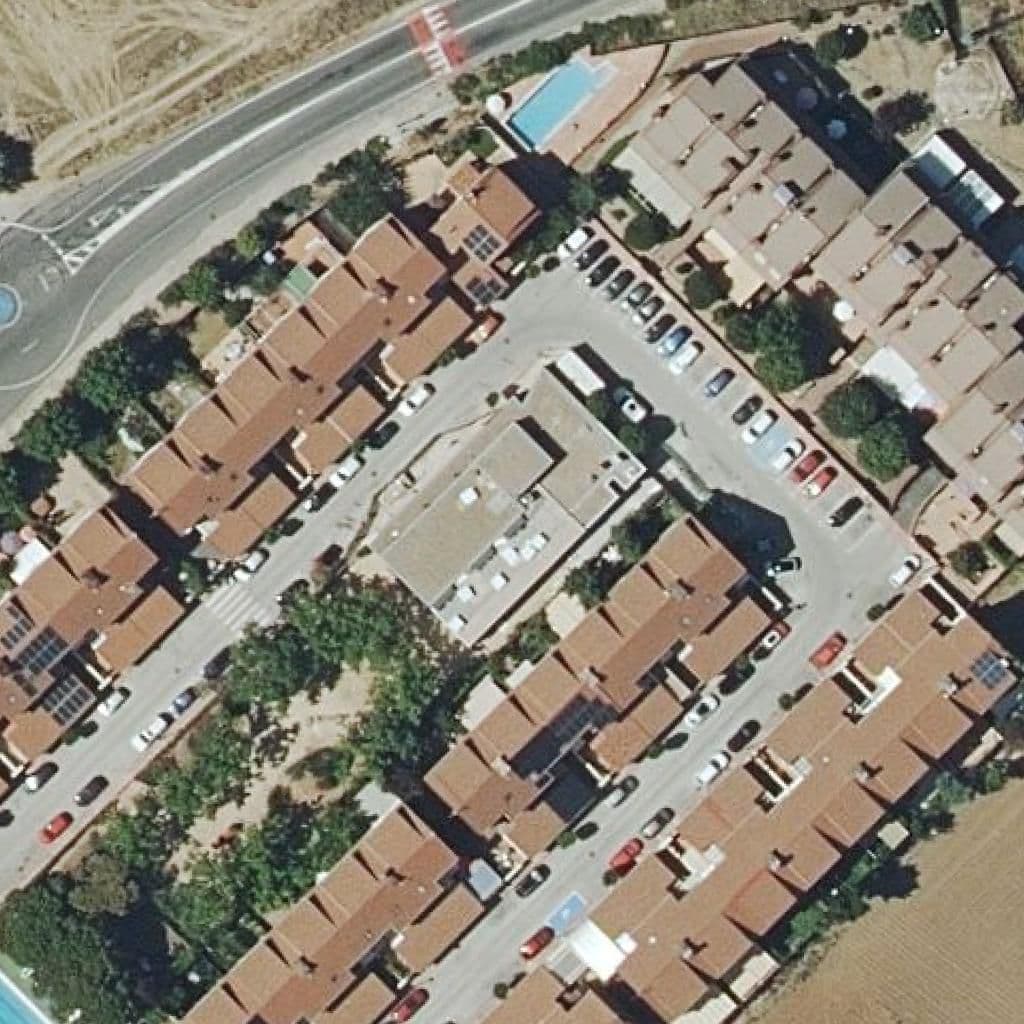 Aerial view of the grounds of LA ESPIGA