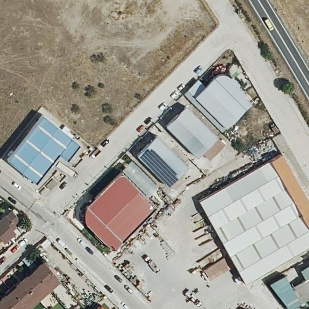 Вид сверху на территорию школы «ESCUELA AGROFORESTAL SIERRA OESTE»