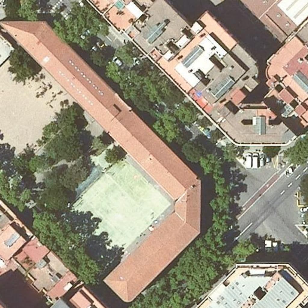 Aerial view of the grounds of Escola La Sedeta
