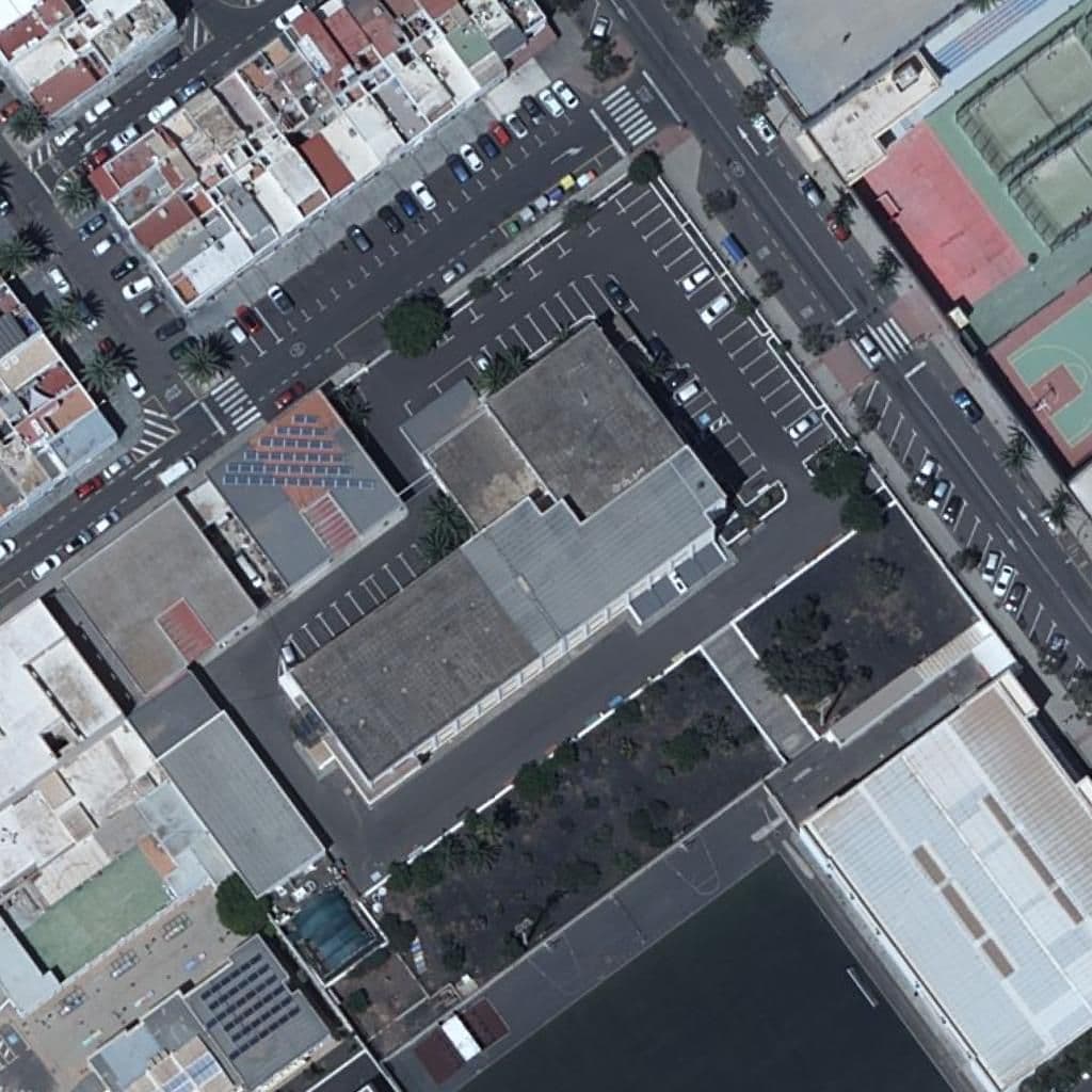 Aerial view of the grounds of IES BLAS CABRERA FELIPE