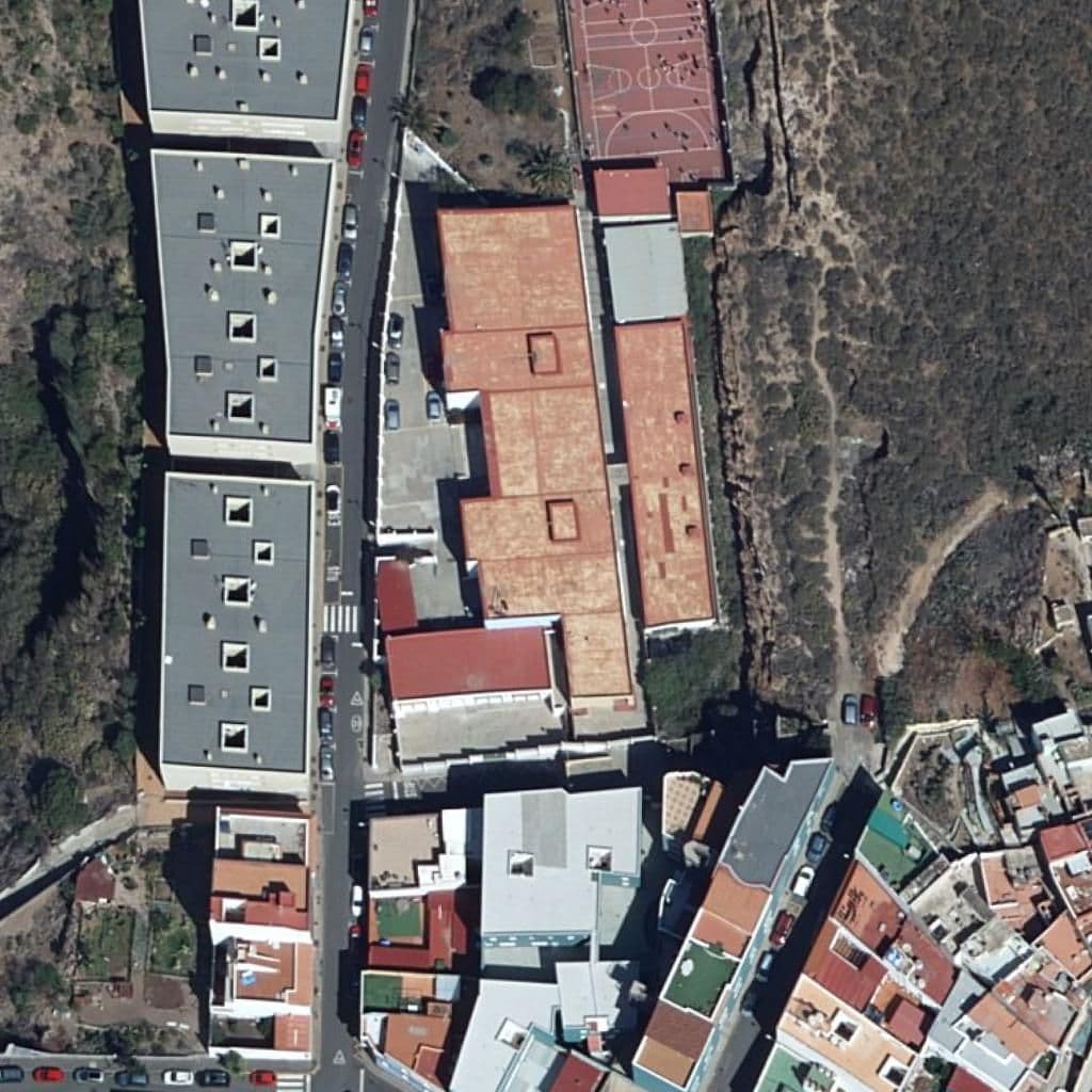 Aerial view of the grounds of CEIP EDUARDO RIVERO RAMOS