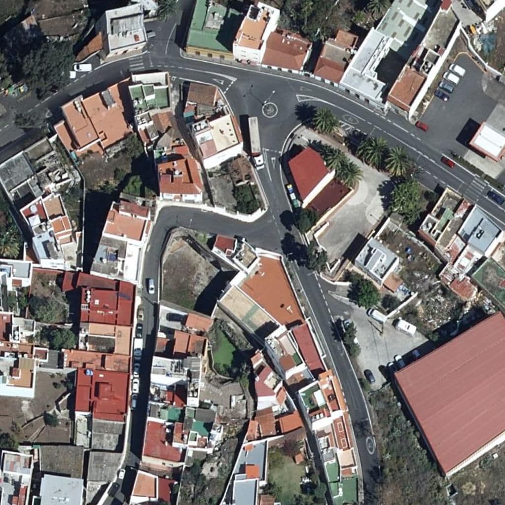Aerial view of the grounds of CEIP BUENLUGAR