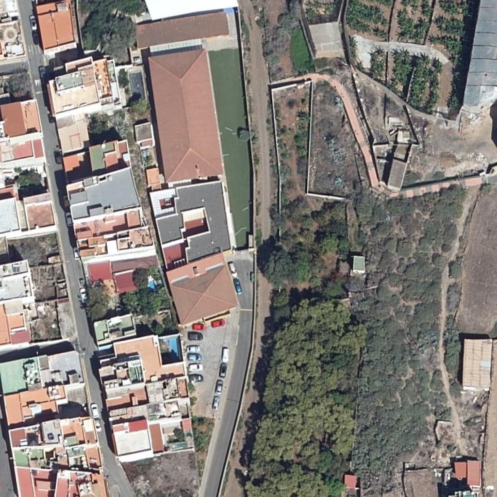 Вид згори на територію школи «CEIP SAN ISIDRO»