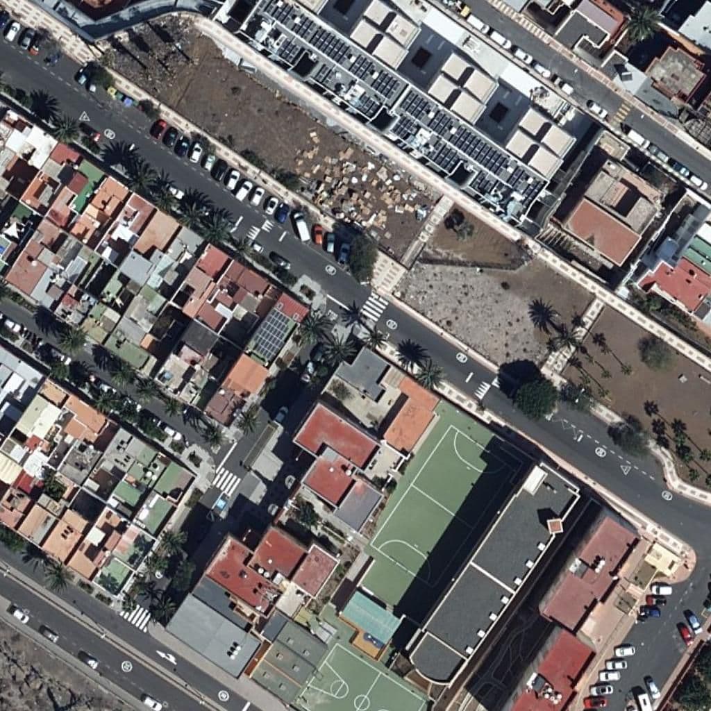 Aerial view of the grounds of CEIP TIMPLISTA JOSÉ ANTONIO RAMOS