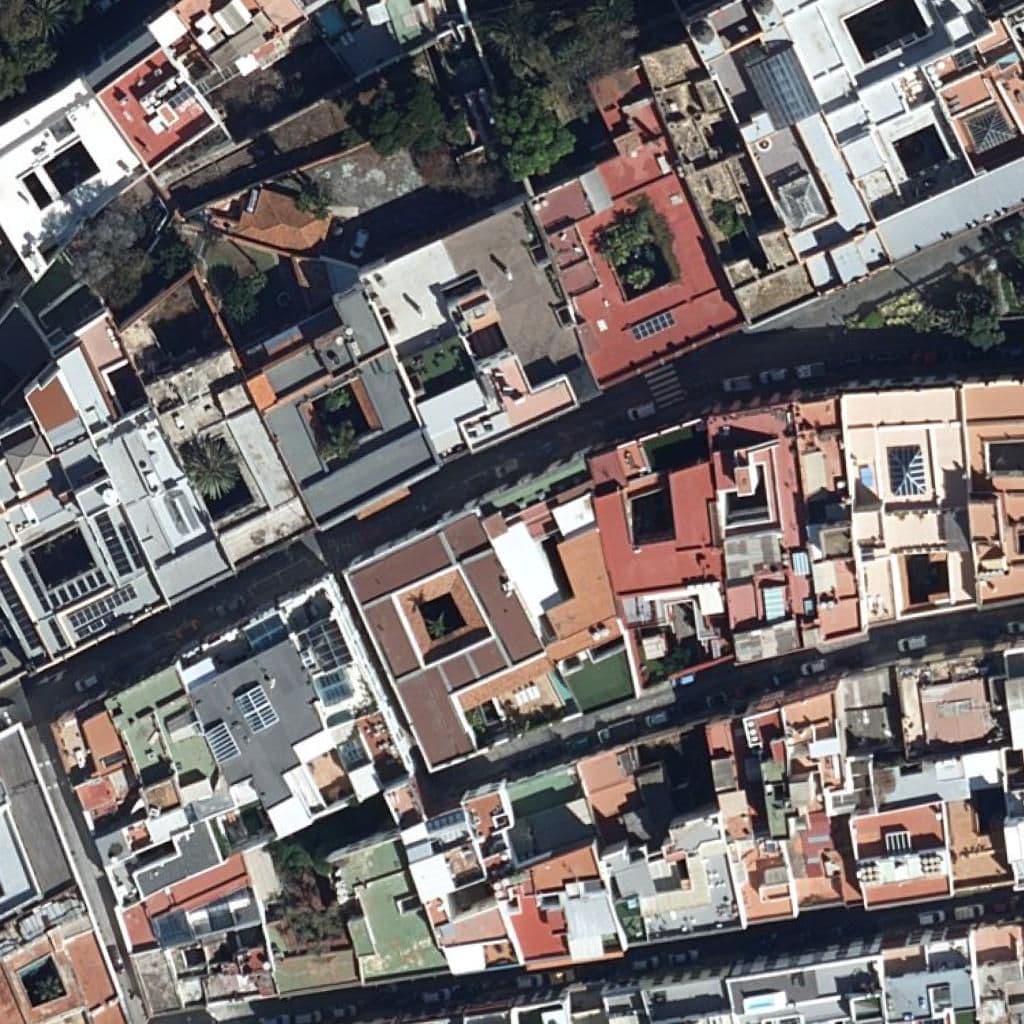 Aerial view of the grounds of CPEIPS SANTO DOMINGO SAVIO