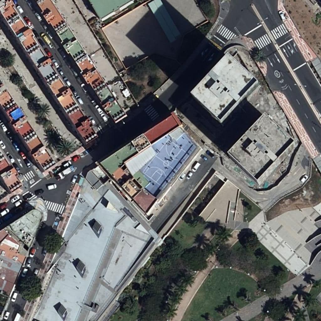 Вид згори на територію школи «CPEIPS SAN MIGUEL ARCÁNGEL»