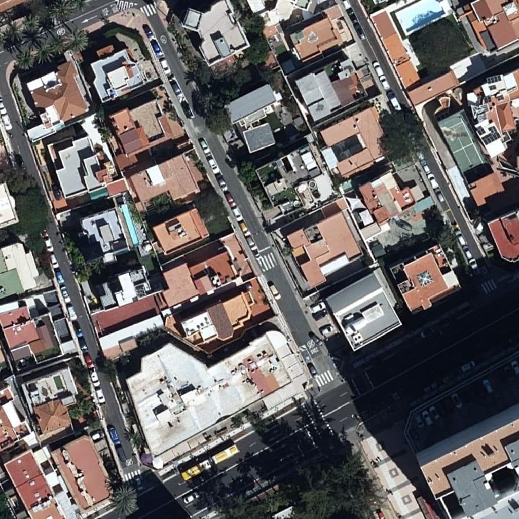Aerial view of the grounds of CPEIP MARPE-CIUDAD JARDÍN