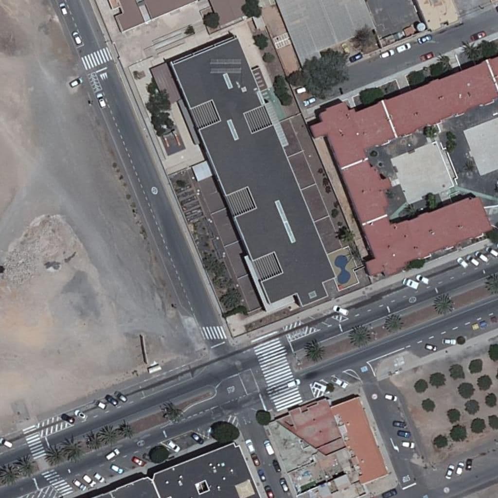 Aerial view of the grounds of CEIP SAN JOSÉ DE CALASANZ