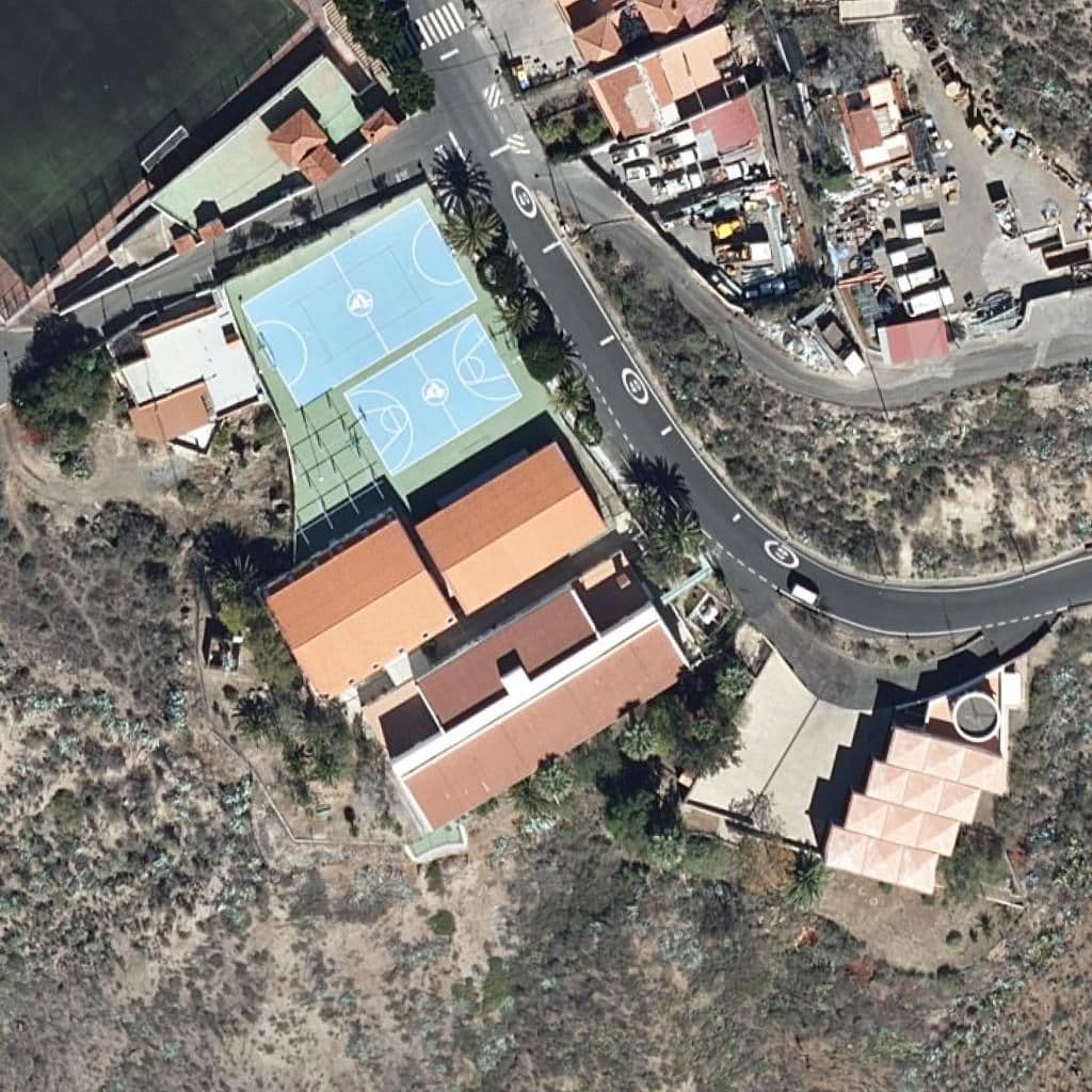 Aerial view of the grounds of CEO TEJEDA