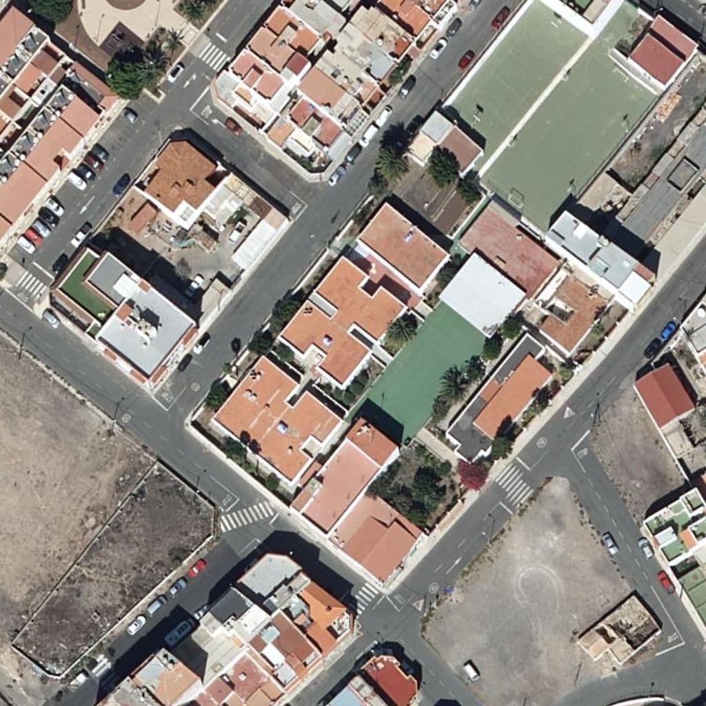Aerial view of the grounds of CEIP ALDEA BLANCA