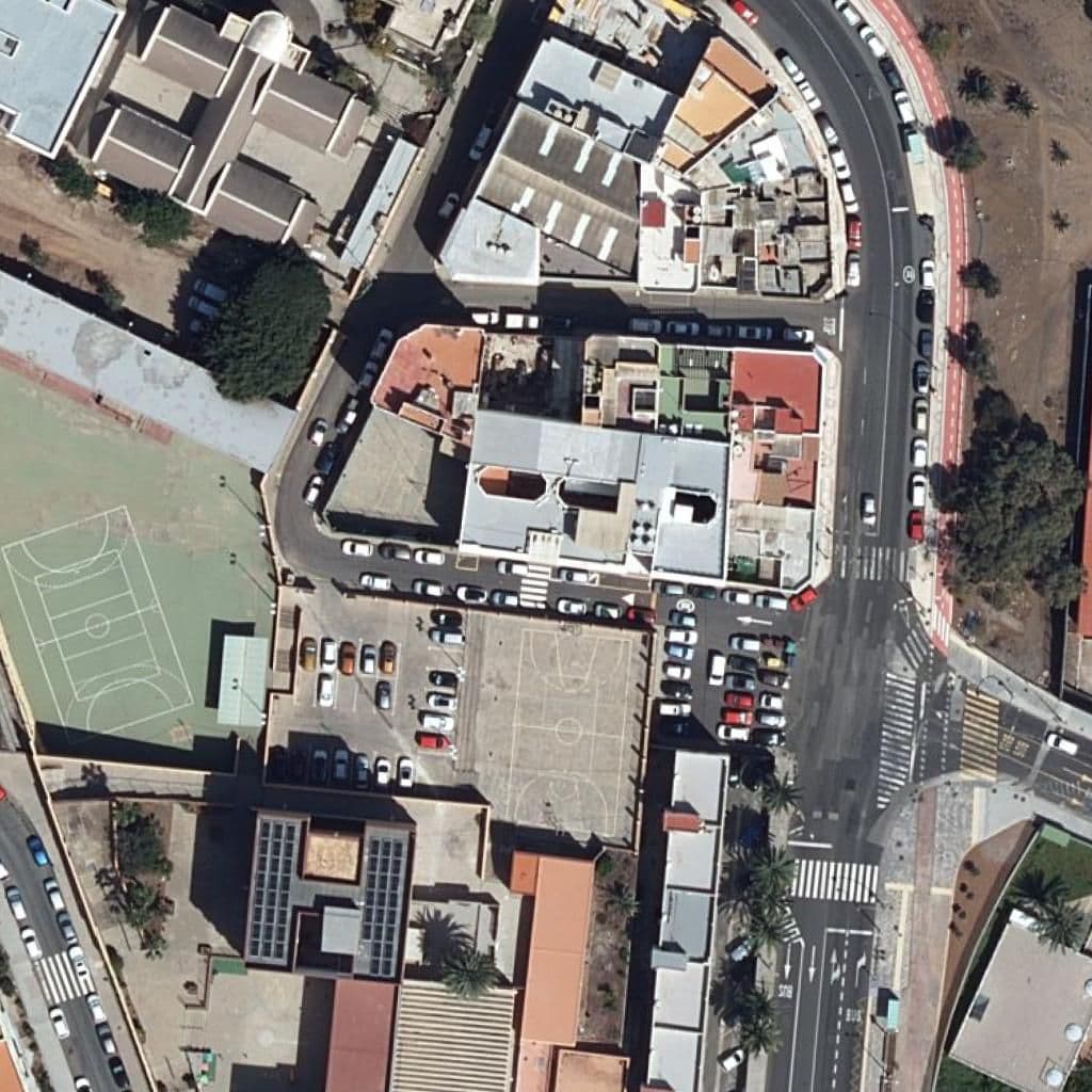 Aerial view of the grounds of CPES CENTRO SOPEÑA LAS PALMAS