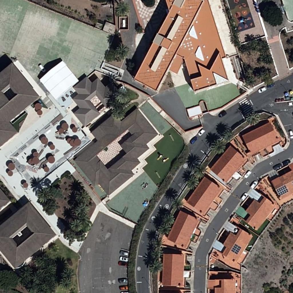 Aerial view of the grounds of CPEIPS ATLANTIC SCHOOL GUAYDIL