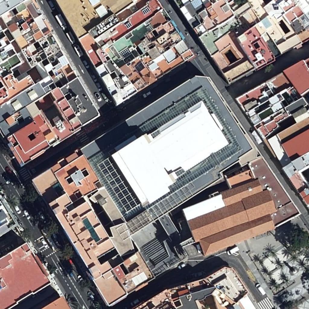 Aerial view of the grounds of CPM LAS PALMAS DE GRAN CANARIA