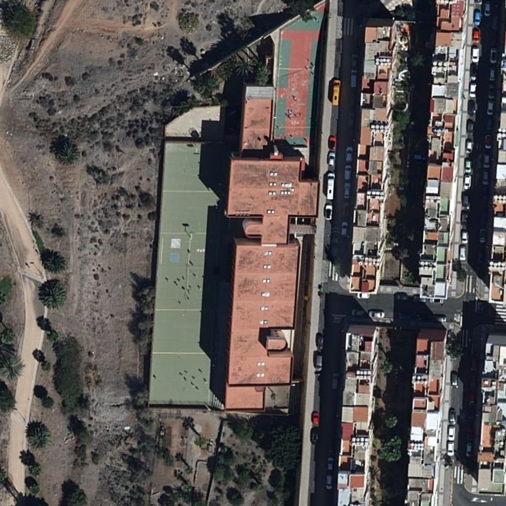 Aerial view of the grounds of CEIP BUENAVISTA I