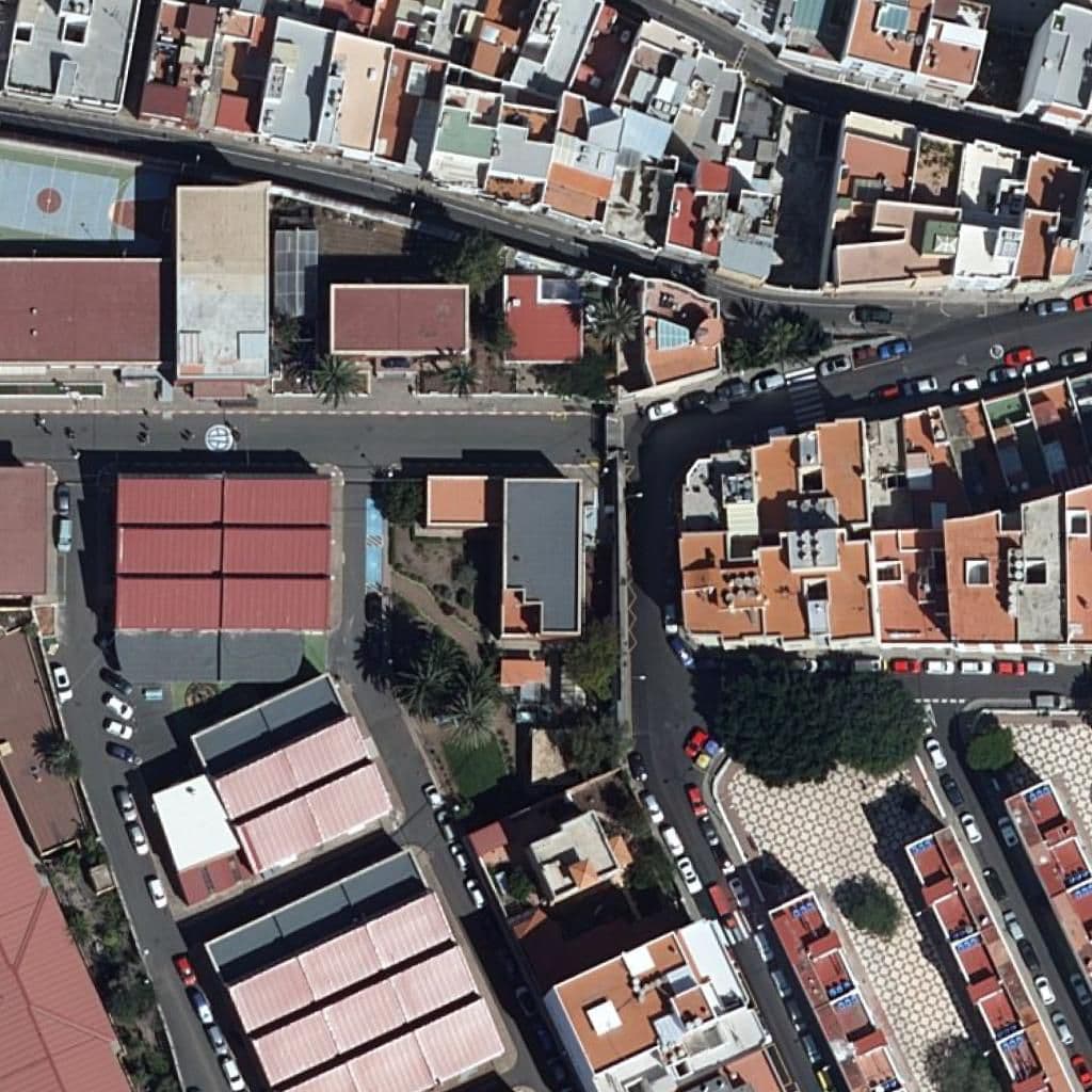 Aerial view of the grounds of IES ANA LUISA BENÍTEZ