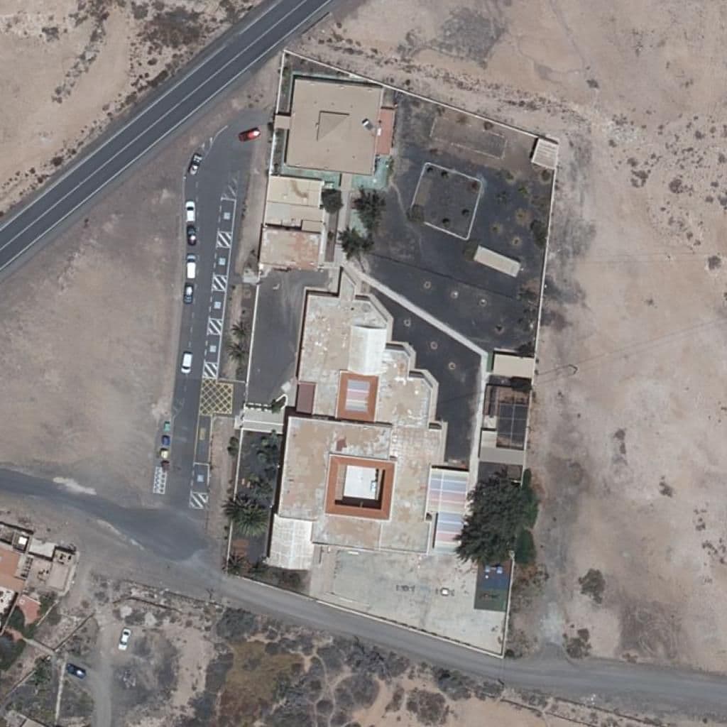 Aerial view of the grounds of CEE PUERTO DEL ROSARIO