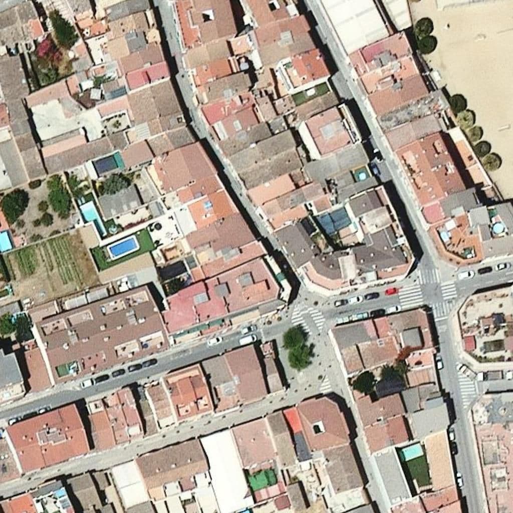 Aerial view of the grounds of Eb Privada El Patito Feo 3