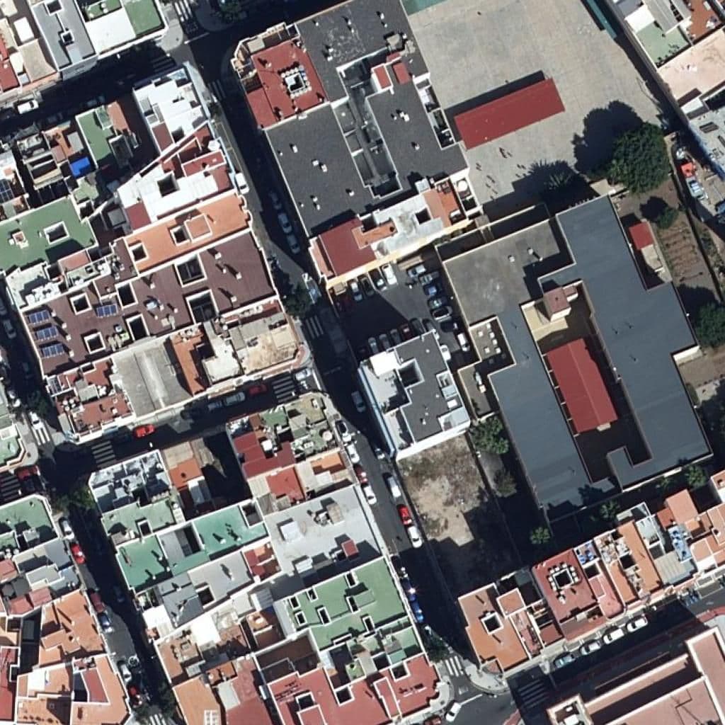 Aerial view of the grounds of CEIP AGUADULCE