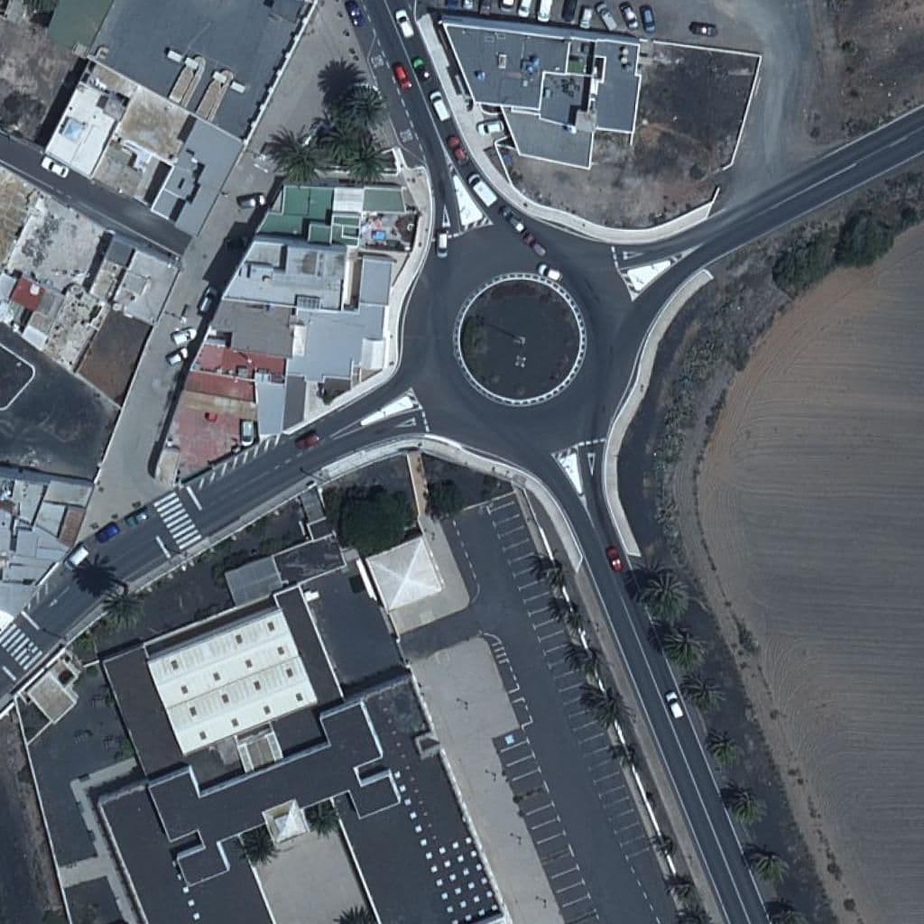 Aerial view of the grounds of IES SAN BARTOLOMÉ
