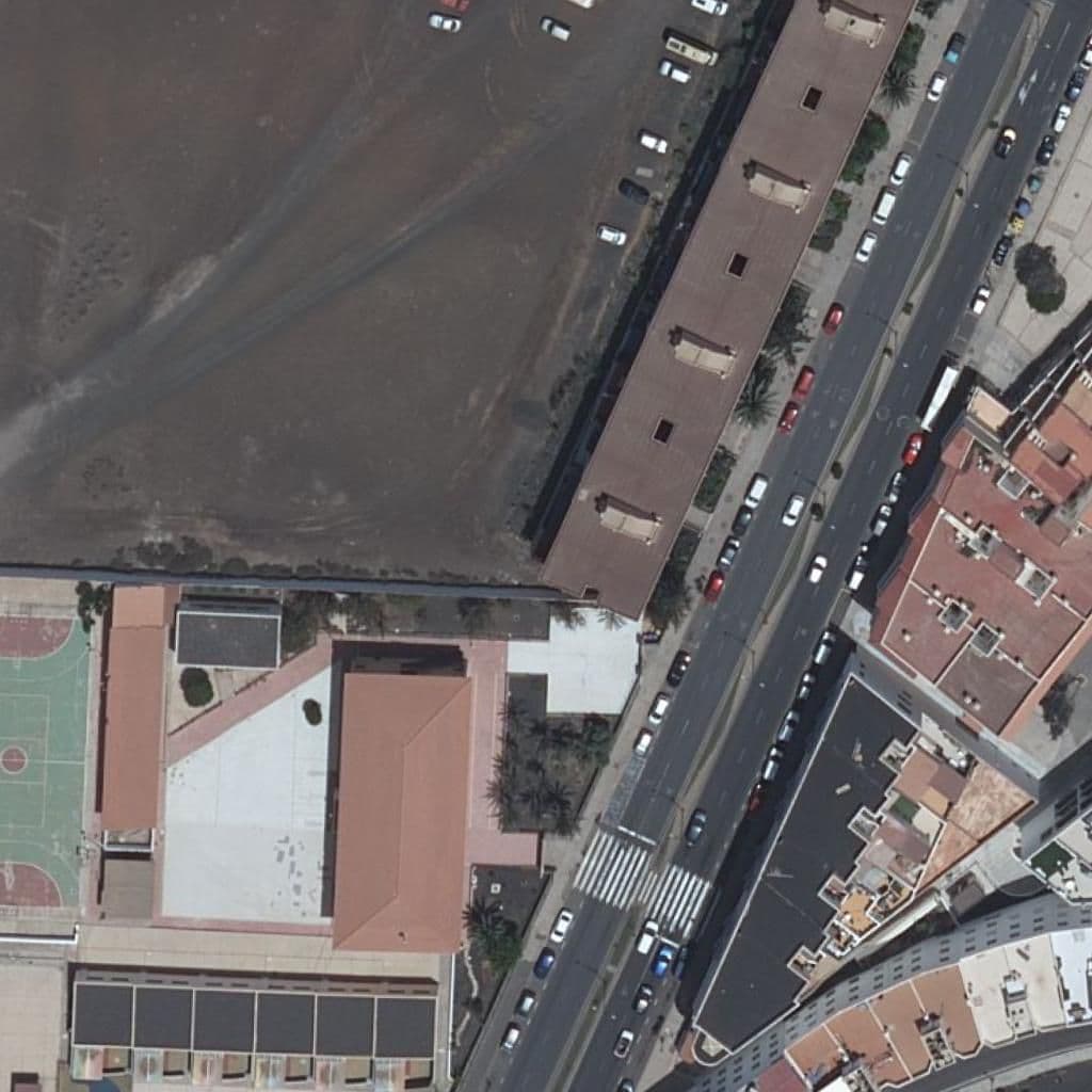 Aerial view of the grounds of CEIP MARÍA CASTRILLO GARCÍA