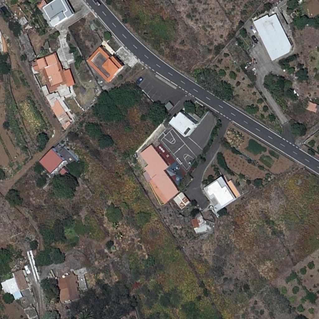 Aerial view of the grounds of CEIP BREÑA