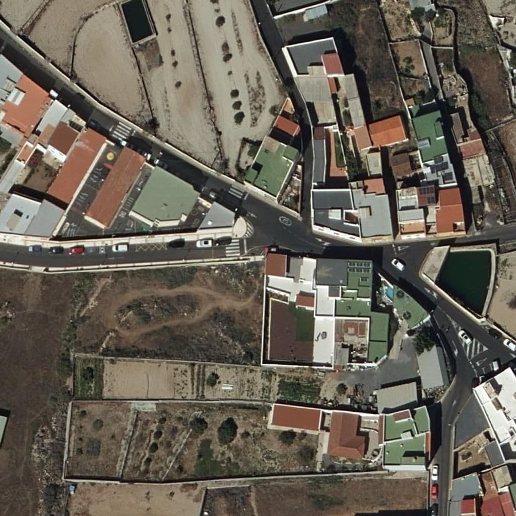 Aerial view of the grounds of CEIP CHARCO DEL PINO