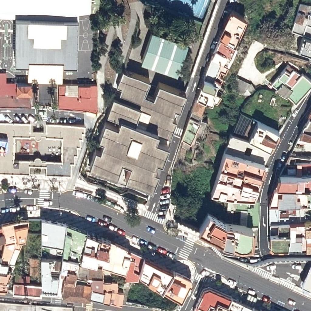 Aerial view of the grounds of CEIP PLUS ULTRA