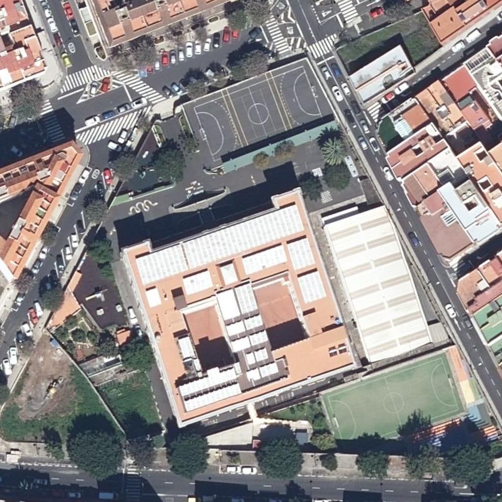 Aerial view of the grounds of CPEIPS LA MILAGROSA
