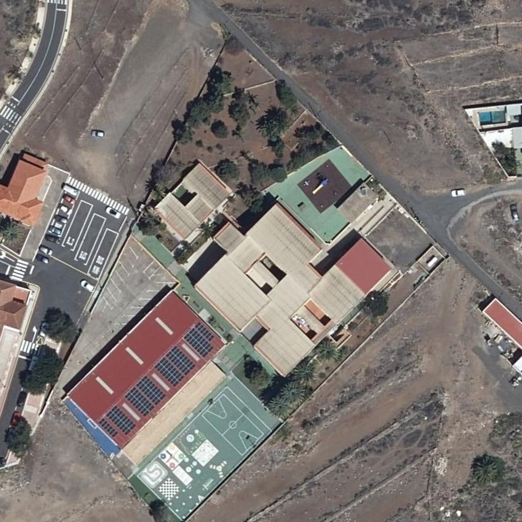 Вид згори на територію школи «CEIP SAN ISIDRO»