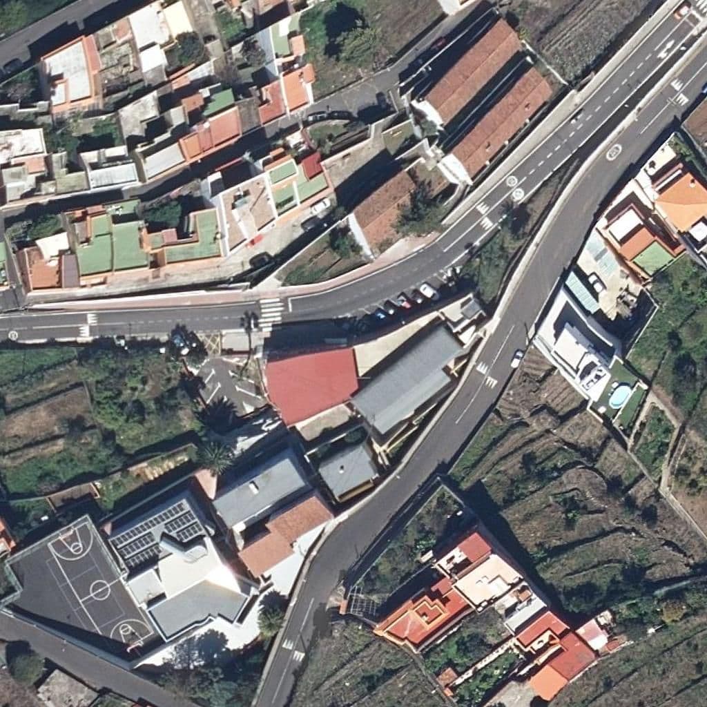 Aerial view of the grounds of CEIP LA CORUJERA