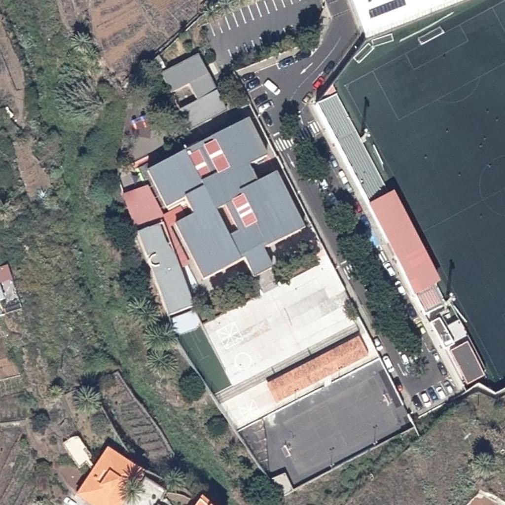 Вид згори на територію школи «CEIP SAN FERNANDO»